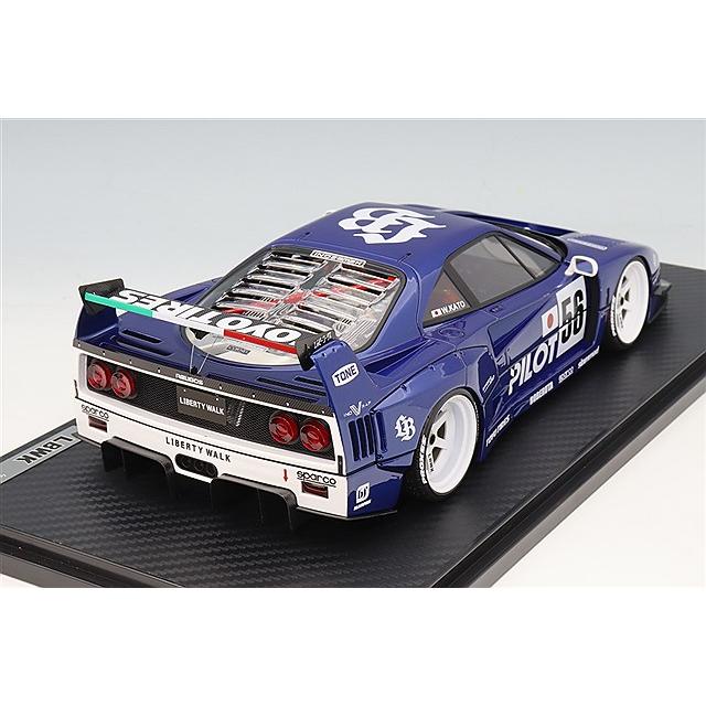 イグニッションモデル 1/18 LB-WORKS 40 ブルーメタリック/LB-works