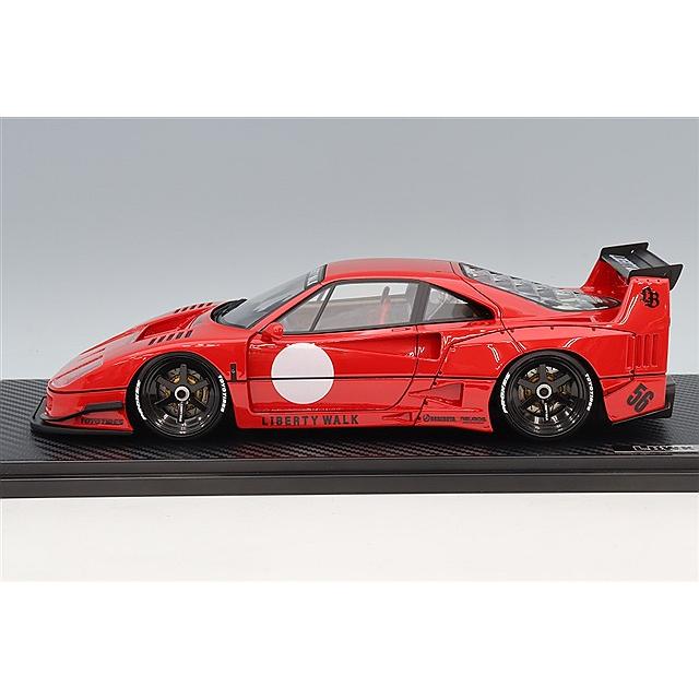 イグニッションモデル 1/18 LB-WORKS 40 レッド/LB-worksオリジナル6本