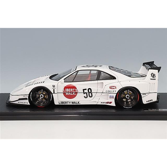 イグニッションモデル 1/18 LB-WORKS 40 ホワイト/LB-worksオリジナル6