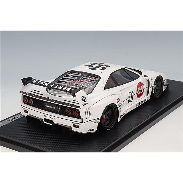 イグニッションモデル 1/18 LB-WORKS 40 ホワイト/LB-worksオリジナル6