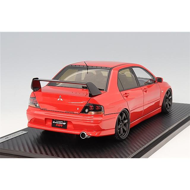 イグニッションモデル 1/18 三菱 ランサー エボリューション VIII MR (CT9A) レッド/TE37タイプ18インチ(ブラック) |  | 02