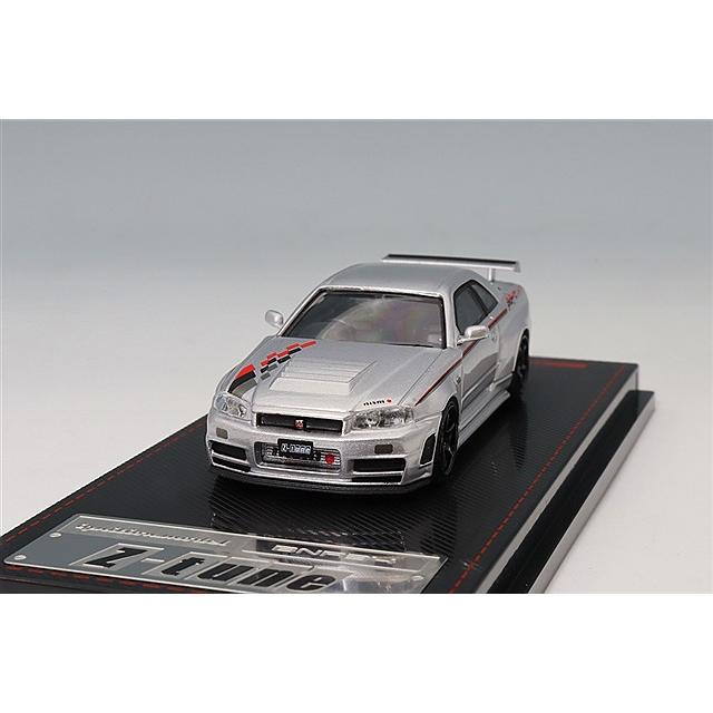 イグニッションモデル 1/64 ニスモ R34 GT-R Z-tune シルバー/ニスモ