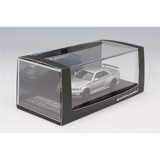 イグニッションモデル 1/64 ニスモ R34 GT-R Z-tune シルバー/ニスモ
