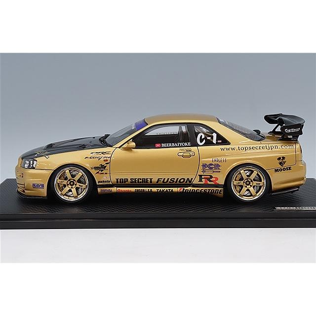 イグニッションモデル 1/18 トップシークレット 34GT-R (BNR34