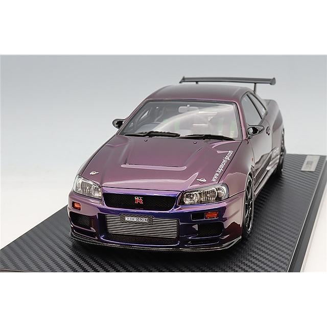 イグニッションモデル 1/18 トップシークレット 34GT-R BNR34 パープル