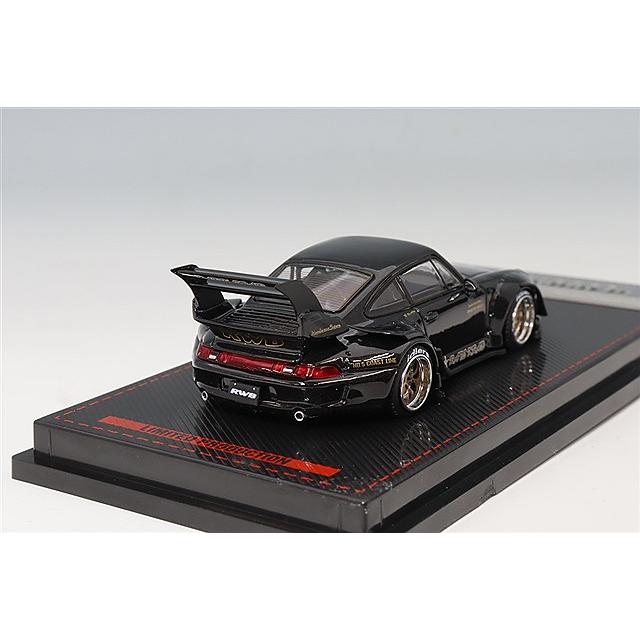 イグニッションモデル　RWB ポルシェ993（ブラック） Ignition Model 1:18 Porsche 993 RWB in Black – Model Cars Houston