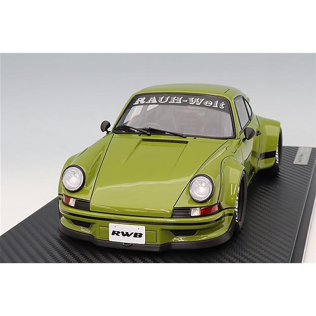 イグニッションモデル 1/18 RWB Backdate グリーン/Rotiform FUCタイプ18インチ(マットブラック) : キッド ...