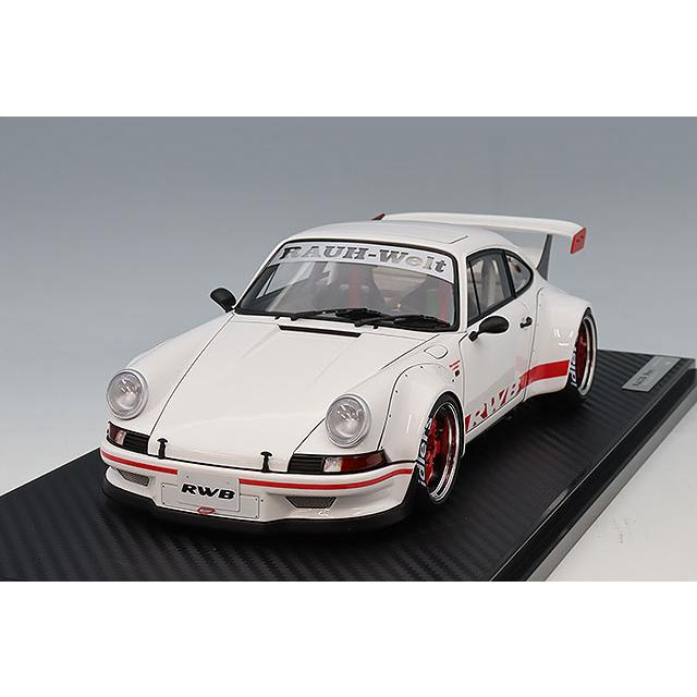 イグニッションモデル 1/18 RWB Backdate ホワイト/WORK S1タイプ18