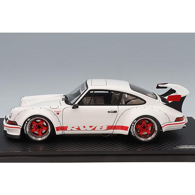 イグニッションモデル 1/18 RWB Backdate ホワイト/WORK S1タイプ18