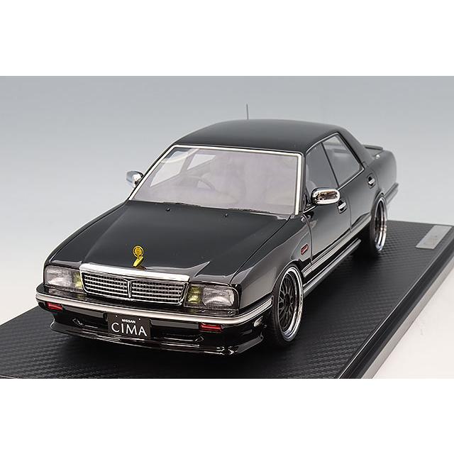 イグニッションモデル 1/18 日産 セドリック シーマ (Y31) ブラック