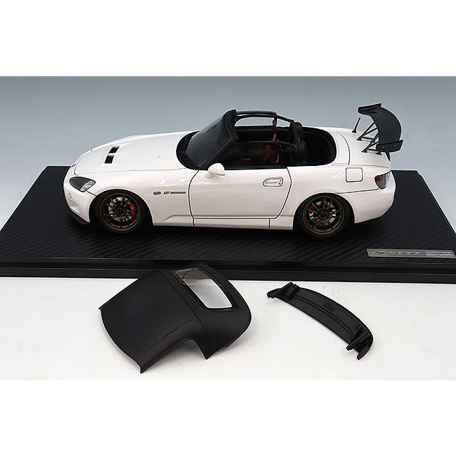 イグニッションモデル 1/18 ホンダ S2000 (AP1) ホワイト/MUGEN MF10