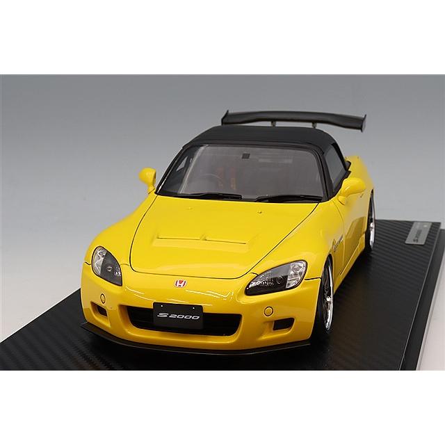 イグニッションモデル 1/18 ホンダ S2000 (AP1) イエロー/CE28タイプ17