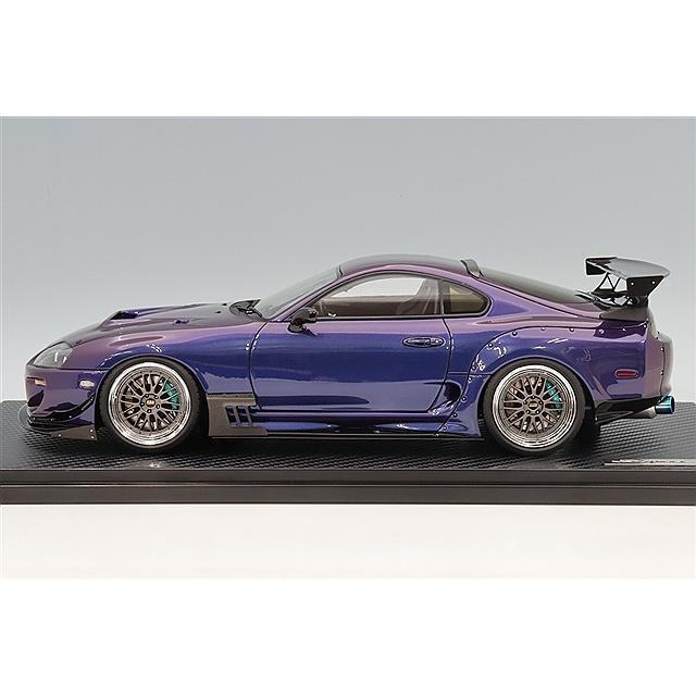 イグニッションモデル 1/18 トヨタ スープラ RZ (JZA80) パープルメタリック/BBS LMタイプ19インチ(ポリッシュ/ガンメタリック) |  | 01