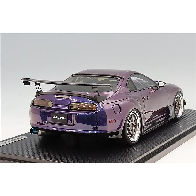 イグニッションモデル 1/18 トヨタ スープラ RZ (JZA80) パープルメタリック/BBS LMタイプ19インチ(ポリッシュ/ガンメタリック) |  | 02