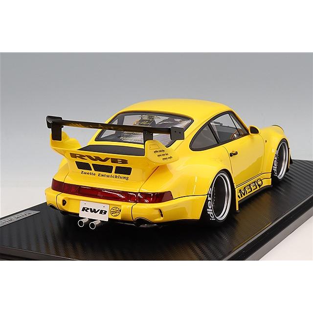 イグニッションモデル 1/18 RWB 964 イエロー/WORK M1タイプ18インチ(ポリッシュ/ガンメタリック) |  | 02