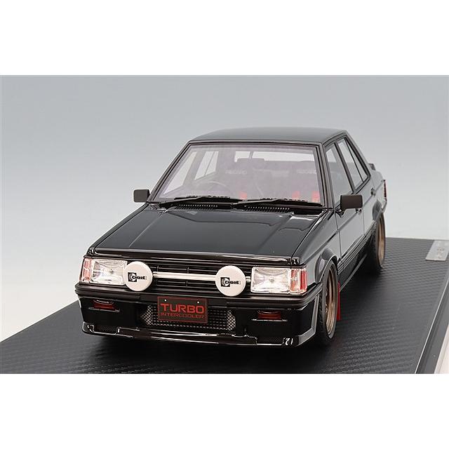イグニッションモデル 1/18 三菱 ランサー EX GSR ターボ (A175A) ブラック/フォグランプ/RSワタナベエイトスポーク15インチ(ブロンズ) | 