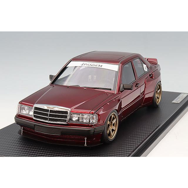 1/18ミニカー イグニッションモデル　ベンツパンデム【新品】 イグニッションモデル 1/18 パンデム 190 レッドメタリック : キッド