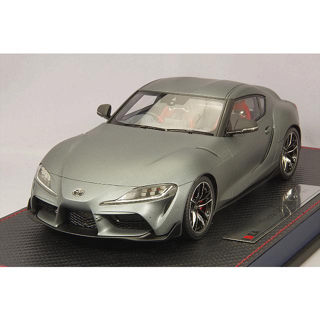 ミニカー/完成品 IDEA イデア 1/18 トヨタ GR スープラ RZ 2019 日本仕様 マットストームグレーメタリック