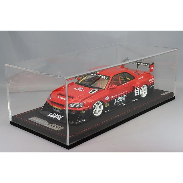 ミニカー/完成品 イノモデル 1/18 日産 スカイライン "LBWK" ER34 スーパーシルエット フェンダリストジャパン 2020｜kidbox｜04