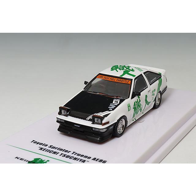 土屋圭市トヨタ スプリンター トレノ AE86 1/64 イノモデル 1/64 トヨタ スプリンタートレノ AE86 