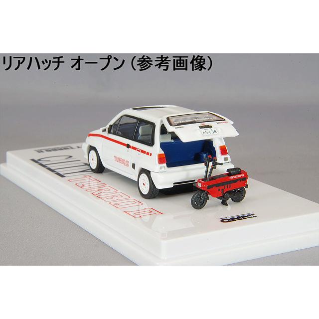 ミニカー/完成品 イノモデル 1/64 ホンダ シティ ターボII ブルー