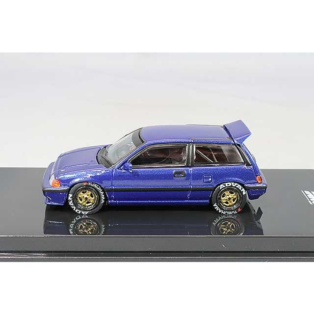 イノモデル 1/64 ホンダ シビック Si E-AT ダークブルー : キッド