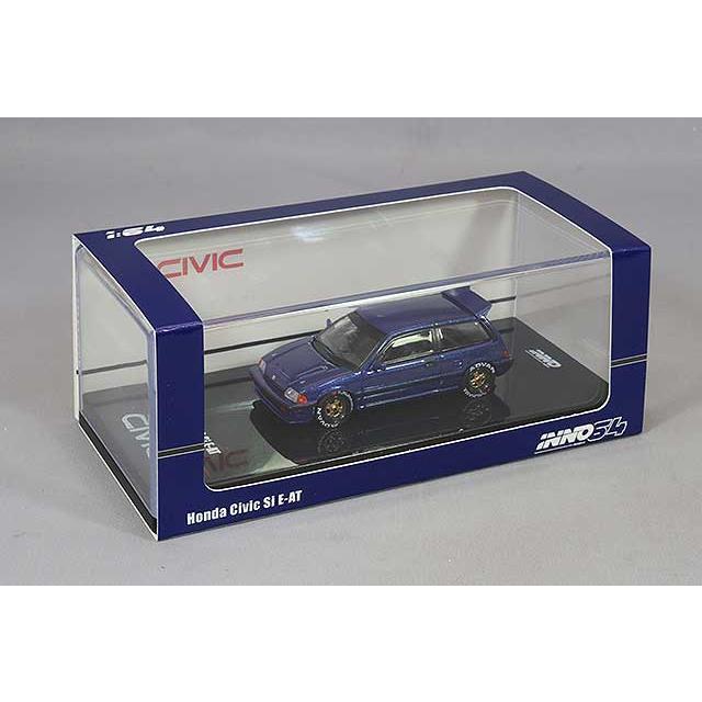 イノモデル 1/64 ホンダ シビック Si E-AT ダークブルー : キッド