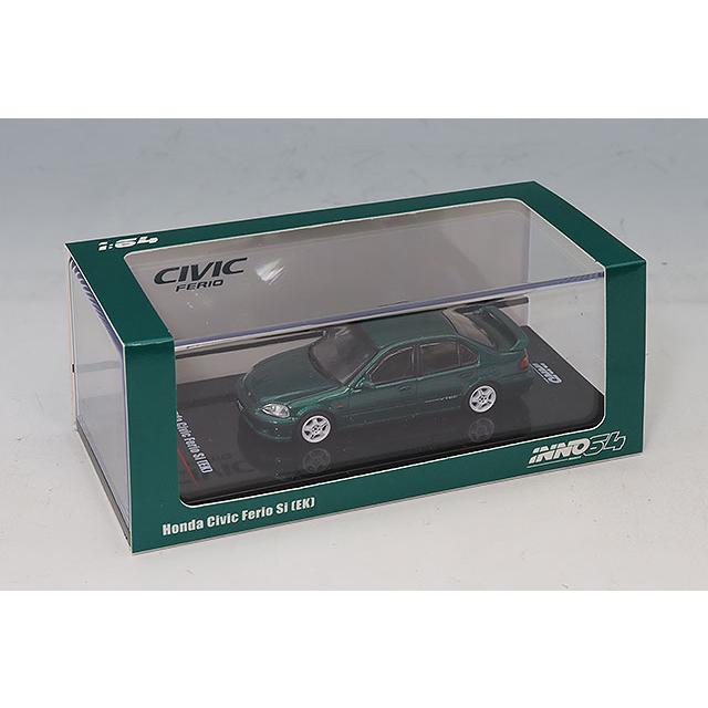 イノモデル 1/64 ホンダ シビック フェリオ Si EK グリーン : キッド