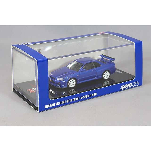 イノモデル 1/64 日産 スカイライン GT-R (R34) V-Spec II Nur