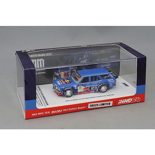 イノモデル 1/64 マツダ RX3 ステーションワゴン 1976 MAD MIKE