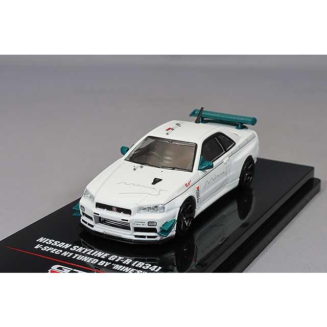 ミニカー HPI Nissan Skyline GT-R V-spec (R34) MY MINI CAR WORLD』UNBOXING INNO64 1/64 NISSAN SKYLINE GT-R