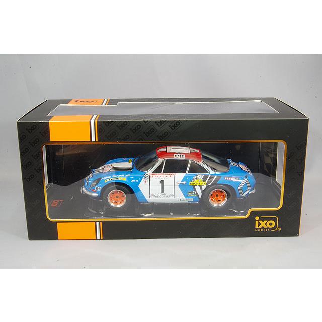 イクソ ルノー アルピーヌ A110 #18 ラリー 1973 1/24ほど イクソ 1/18 アルピーヌ ルノー A110 1973 ツールドコルス ウィナー #1