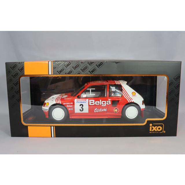 ミニカー/完成品 イクソ 1/18 プジョー 205 T16 1985 イープルラリー
