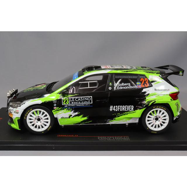 イクソ 1/18 シュコダ ファビア Rally2 2023 モンテカルロラリー #23 O