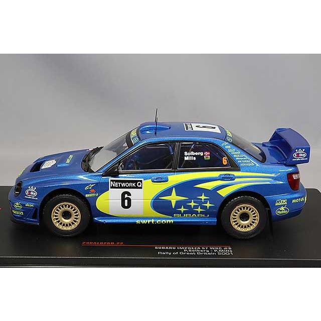 ミニカー/完成品 イクソ 1/24 スバル インプレッサ S7 WRC 2001