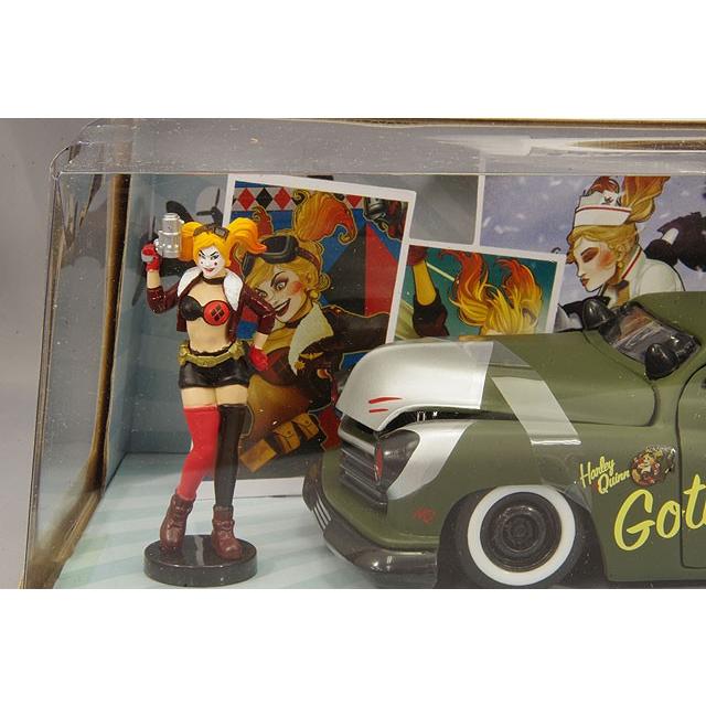 ミニカー/完成品 JADA 1/24 ハーレクイーン ＆ 1951 マーキュリー