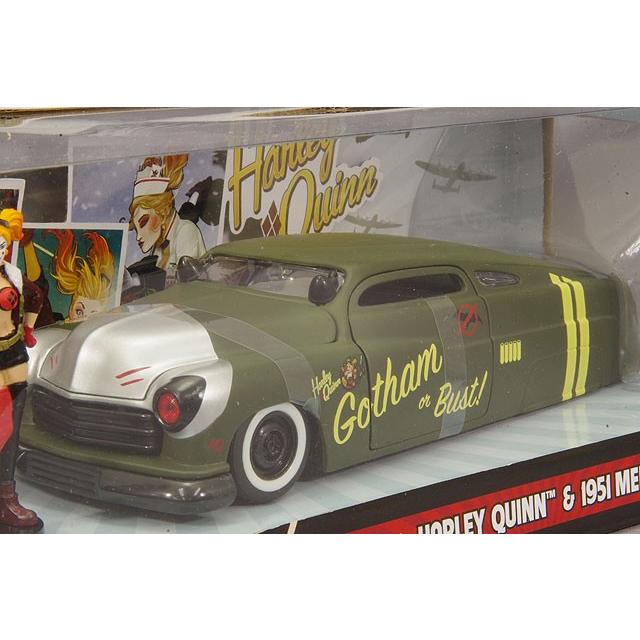 ミニカー/完成品 JADA 1/24 ハーレクイーン ＆ 1951 マーキュリー