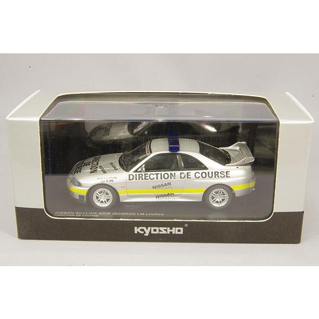 ミニカー/完成品 京商 1/43 日産 スカイライン GT-R BCNR33 LM 'DIRECTION DE CORSE' 1997 ルマン24H ペースカー シルバー｜kidbox