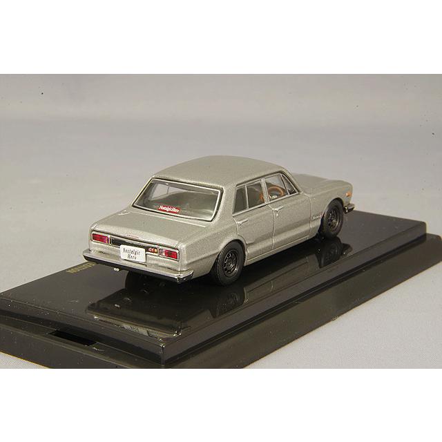 ミニカー/完成品 芸文社/ノスタルジックヒーロー特注 京商 1/64 日産 スカイライン 2000 GT-R PGC10 シルバー "GT-R 50th アニバーサリー" ノスタルジック2days｜kidbox｜03