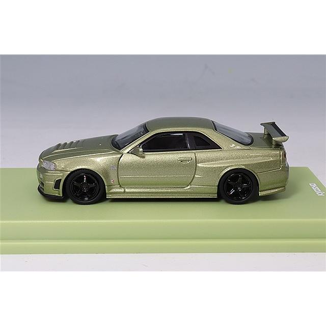 京商 1/64 ニスモ R34 GT-R Z-チューン ミレニアムジェイド LED搭載