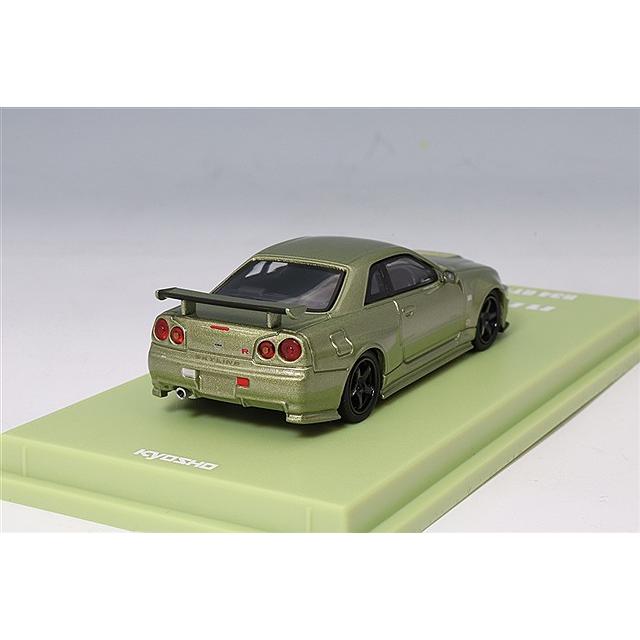 京商 1/64 ニスモ R34 GT-R Z-チューン ミレニアムジェイド LED搭載