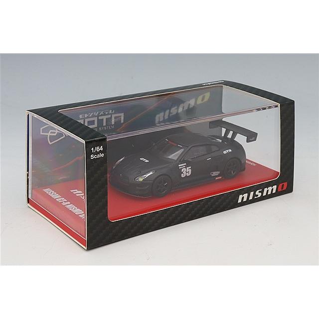 京商 1/64 ニスモ R35 GT-R GT3 テストカー マットブラック LED搭載