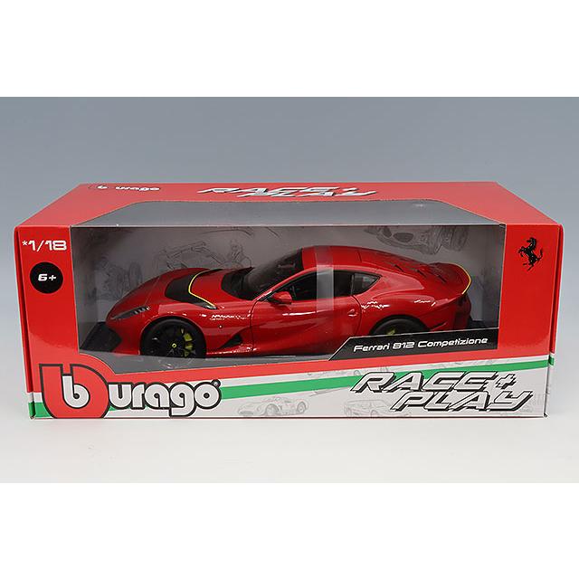 ブラゴ 1/18 フェラーリ 812 コンペティツィオーネ (レッド