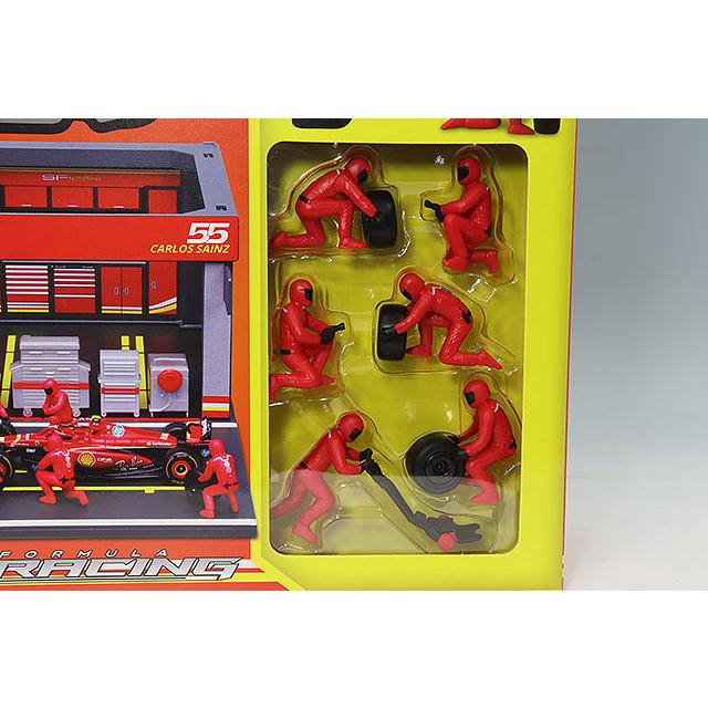 ブラゴ 1/43 フェラーリ PIT PASSセット 2024 F1 SF-24 #55 C.サインツ