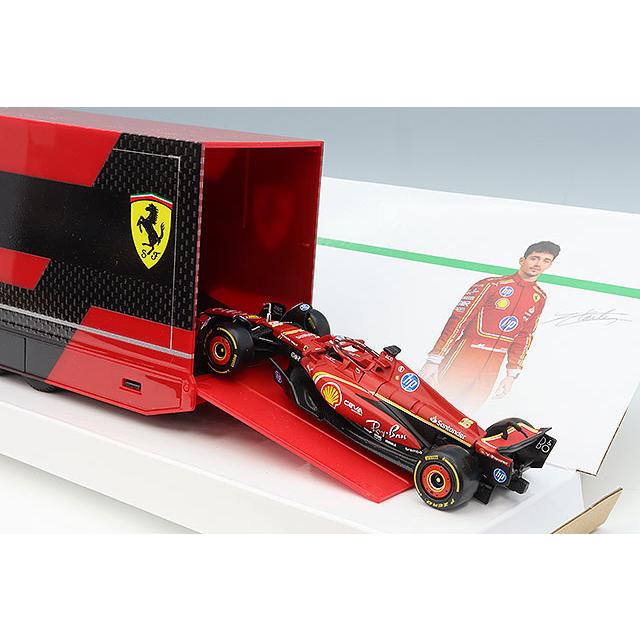 ブラゴ 1/43 イベコ S-Way 570 キャブ & トレーラー フェラーリ SF-24