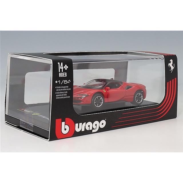 ブラゴ 1/64 フェラーリ SF90 ストラダーレ レッド : キッドボックス
