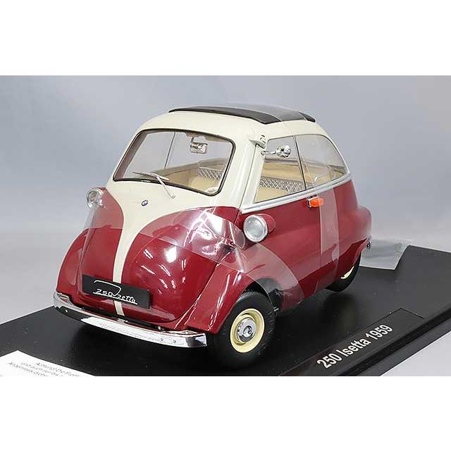 ミニカー 1/12 BMW 250 Isetta 1959(ダークレッド×クリーム