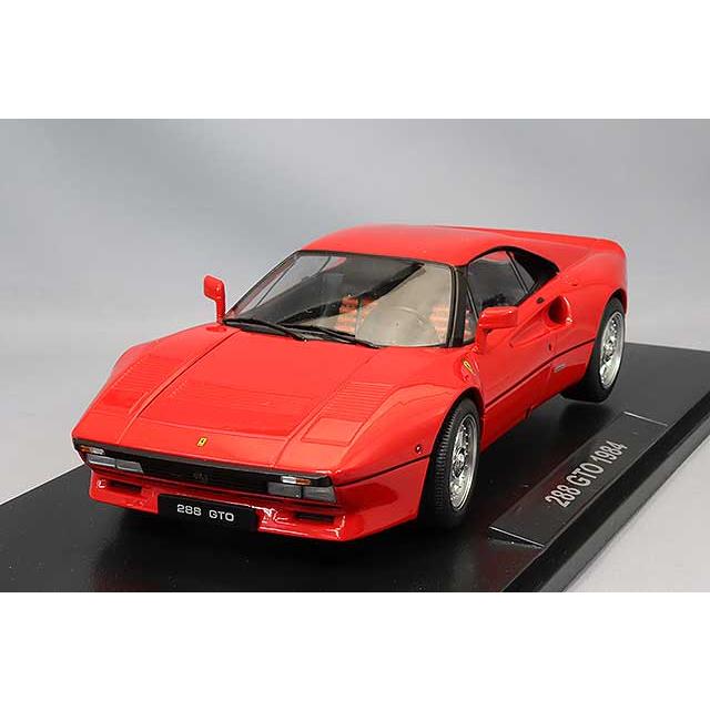 フェラーリ  ミニカー KKスケール 1/18 フェラーリ 288 GTO 1984 レッド & ブラック/レッド