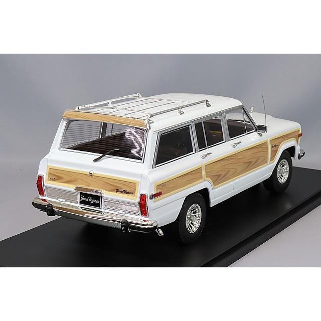 KKスケール 1/18 ジープ グランド ワゴニア 1989 ホワイト : キッド