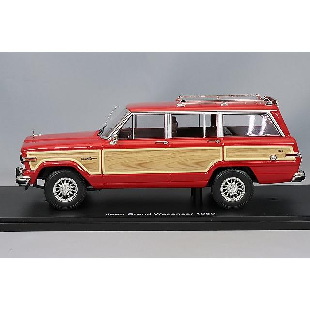 KKスケール 1/18 ジープ グランド ワゴニア 1989 レッド : キッド